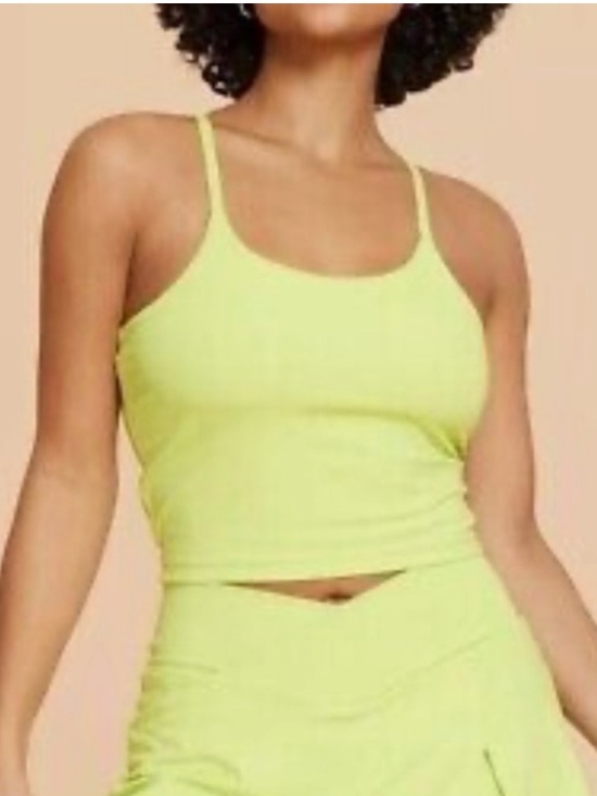 Blogilates Strappy Tank Limeade, Size XS, NWT - Picture 2 of 12